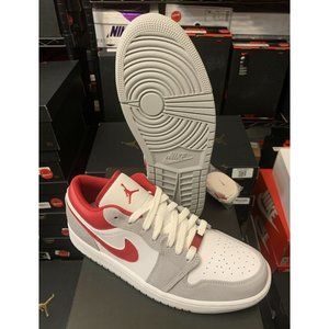 Nike Air Jordan 1 Low Light Smoke Grey Gym Red Retro Shoes DC6991-016 All Sizes